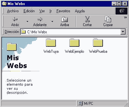 Carpeta Mis Webs